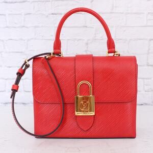 Locky BB Red Epi Leather Crossbody Shoulder Bag Satchel Purse